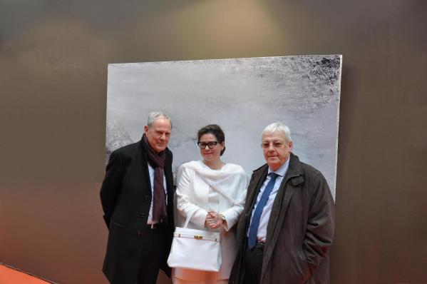 19 robert cadalbert the president of casqy the painter verena von lichtenberg and jean pierre pluyaud the vice president casqy