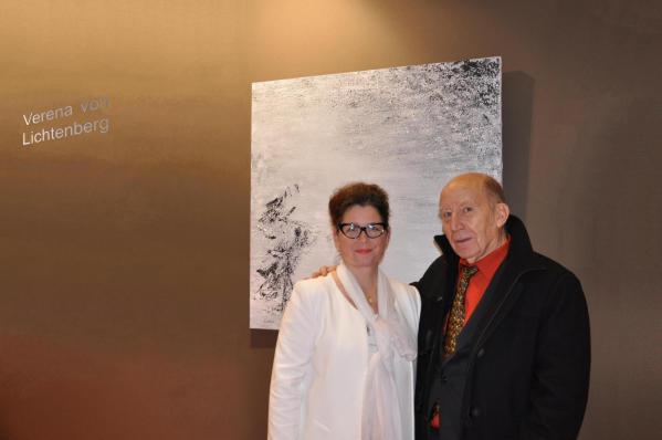 23 verena von lichtenberg in paris and claude larrive the exhibition art en capital au grand palais